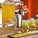 Glass Drink Dispenser with Stand,2.1 Gallons Wood Stand Cold Beverage Dispensers-Large Drink Dispensers For Parties,Bars,Restaurants