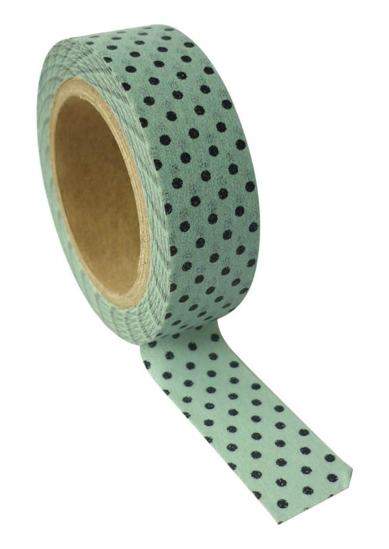 Graine Créative 1 Adhesive Tape Mint Spots 15 x 10 m