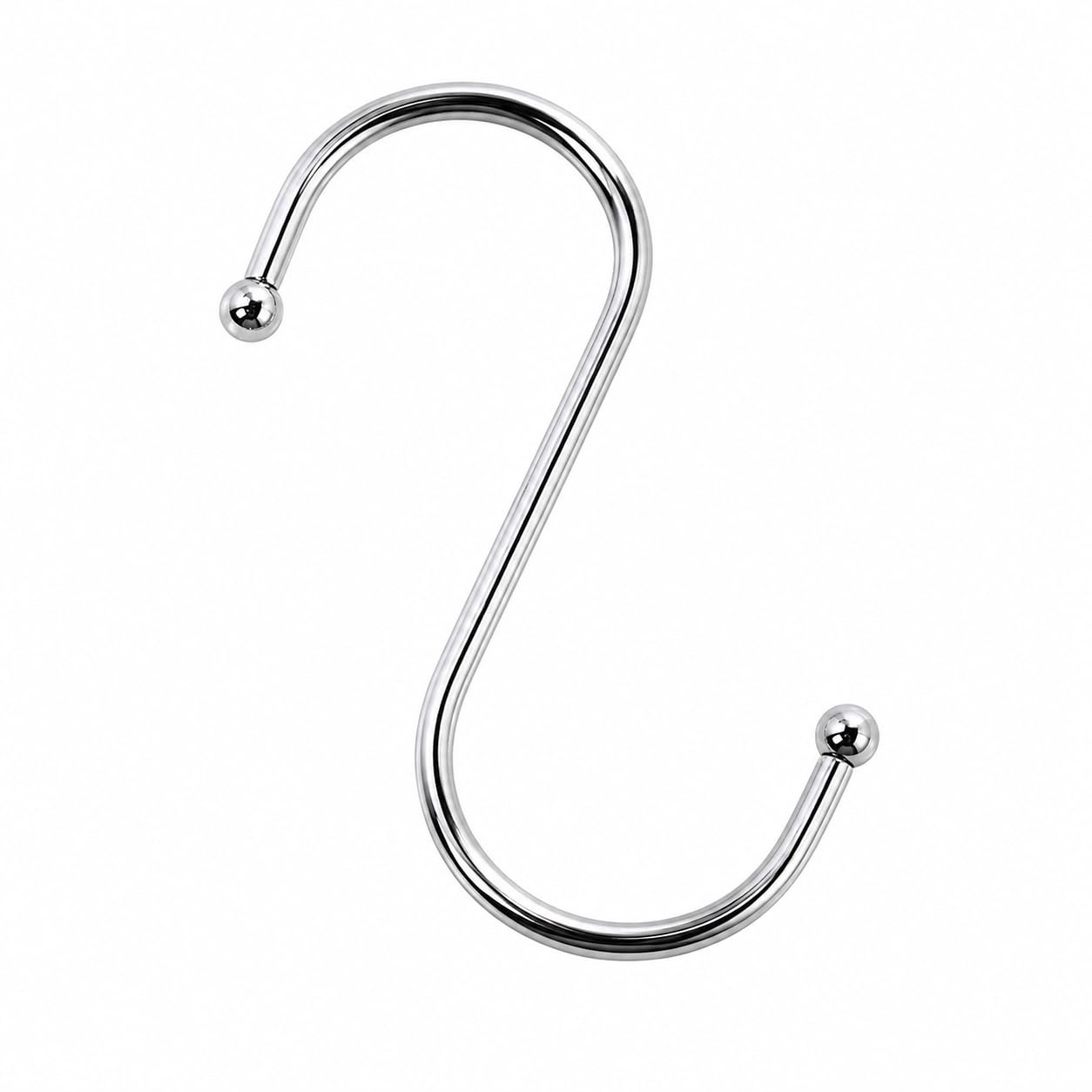 S Hooks Stainless Steel - 8 Pack - 3" S Hangers for Kitchen Utensils, Clothes, Curtains, Plants, Accessories - Durable & Rustproof Organizer-image-40