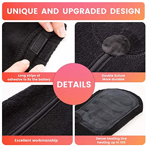 Eventek Calze Riscaldate,4 Temperature Regolabili Calzini Riscaldati,5000mAH Calze Riscaldate a Batteria,Ricaricabile Uomo e Donna Calze Elettriche,Escursionismo,per All'aperto,Lo sciare,Campeggio - Image 7