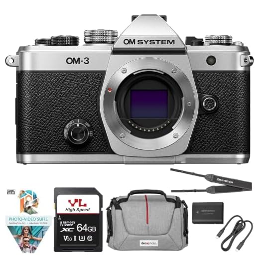 OM SYSTEM OM-3 Mirrorless Camera Bundle
