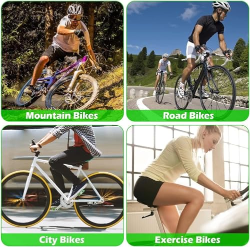 Image of Waterproof Classic U12 Silica Gel and High-Density Foam Bicycle Seat Cover for Wide Seats (Black)
