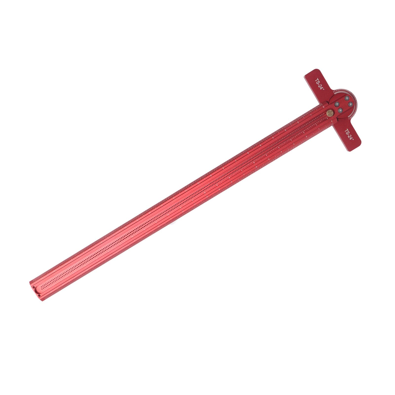 Righello Quadrato a T per Lavorazione del Legno, Tracciatore per la Lavorazione del Legno Righello Quadrato a T per Architetto, Strumento di Misurazione per Strumenti di