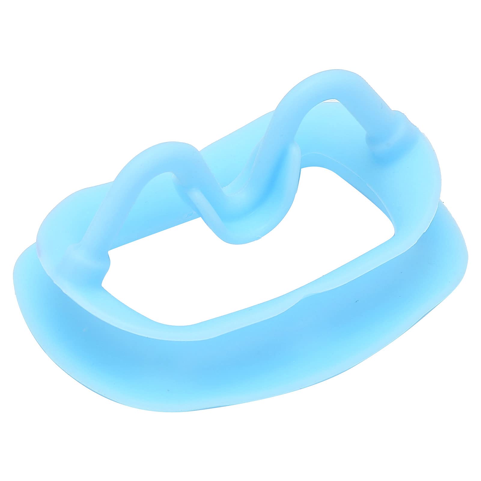2 Stück Mundöffner, Silikon Wangenhalter Wiederverwendbare Tragbare Dental Mund Wange Flexibler Retracto für die Orale Inspektion Mundschutz Herausforderungsspiel(Blau)