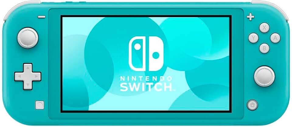 Nintendo, Console, Nintendo Switch Lite, Console Portátil, Tela de 5,5 Polegadas, Leve e Compacto, 32GB de Armazenamento, Controles Embutidos, Bateria de até 7 horas, Compatível com Jogos do Nintendo Switch, Turquesa