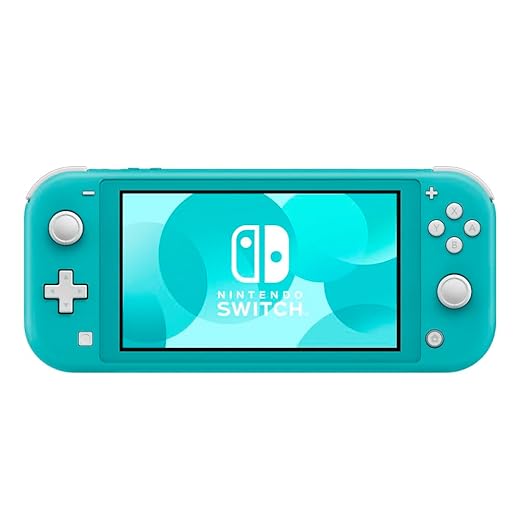 Nintendo, Console, Nintendo Switch Lite, Console Portátil, Tela de 5,5 Polegadas, Leve e Compacto, 32GB de Armazenamento, Controles Embutidos, Bateria de até 7 horas, Compatível com Jogos do Nintendo Switch, Turquesa