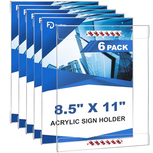 Support mural en acrylique pour afficher vos menus de restaurant ou consignes de bureau avec style