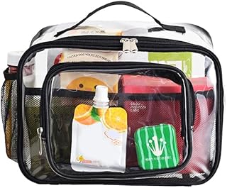 Bolsa de maquillaje de viaje transparente mul...