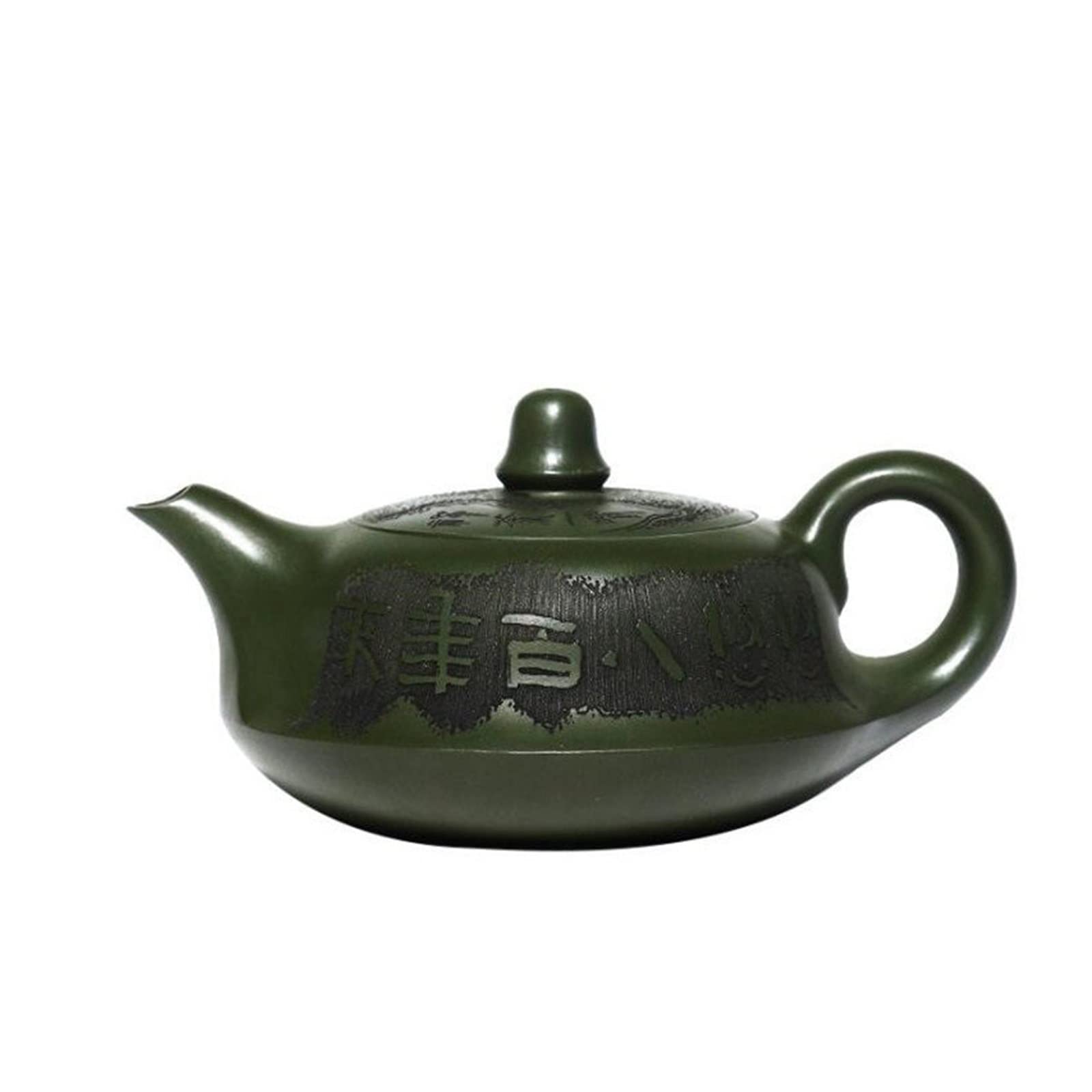 Porcelanowy chiński zestaw do herbaty Gongfu, 240 ml fioletowe gliniane czajniki, ręcznie robiony dzbanek do herbaty, surowy zielony czajnik błotny do podróży, domu, na zewnątrz i do biura,