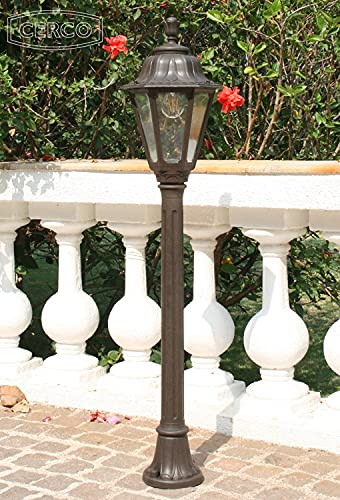 CERCO Victoria Medium (Brown + Clear) Outdoor Bollard IP55-image-30