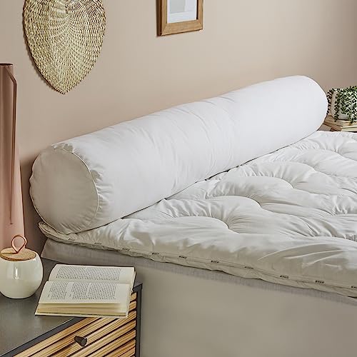 DODO I Traversin Memory Mix 140cm I Confort Ferme I Bon Maintien et Résiste aux Tassements I Fabriqué en France I Lavable en Machine à 40°C