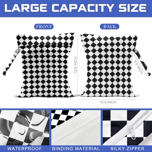 JIUWEIHU Beach Pool Bag And Wet Dry Bag Waterproof Sandproof Tree Beach Laundry Tote Bags for Swimsuits for Travel4