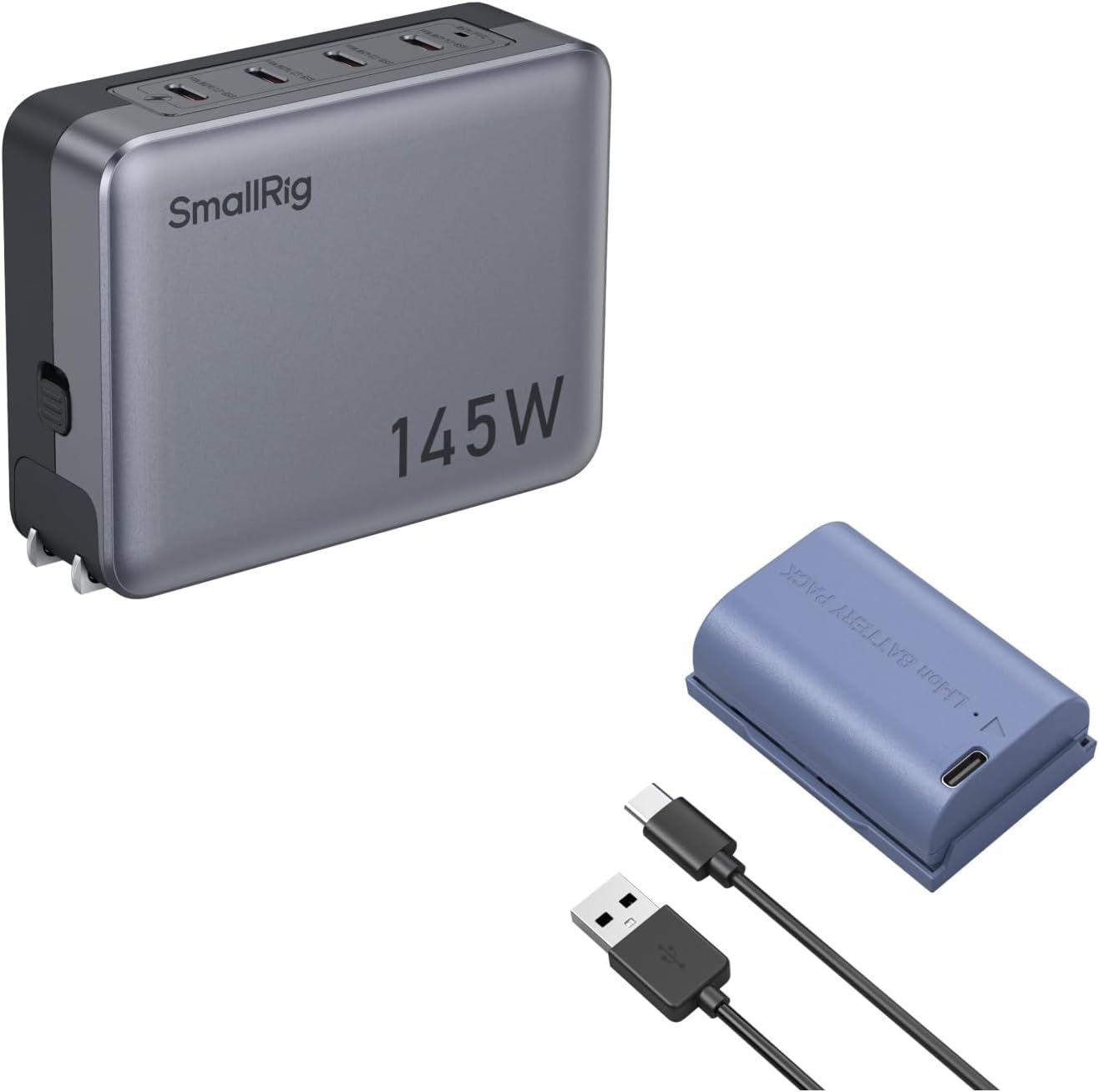 SMALLRIG LP-E6P Battery and 145W USB-C Charger