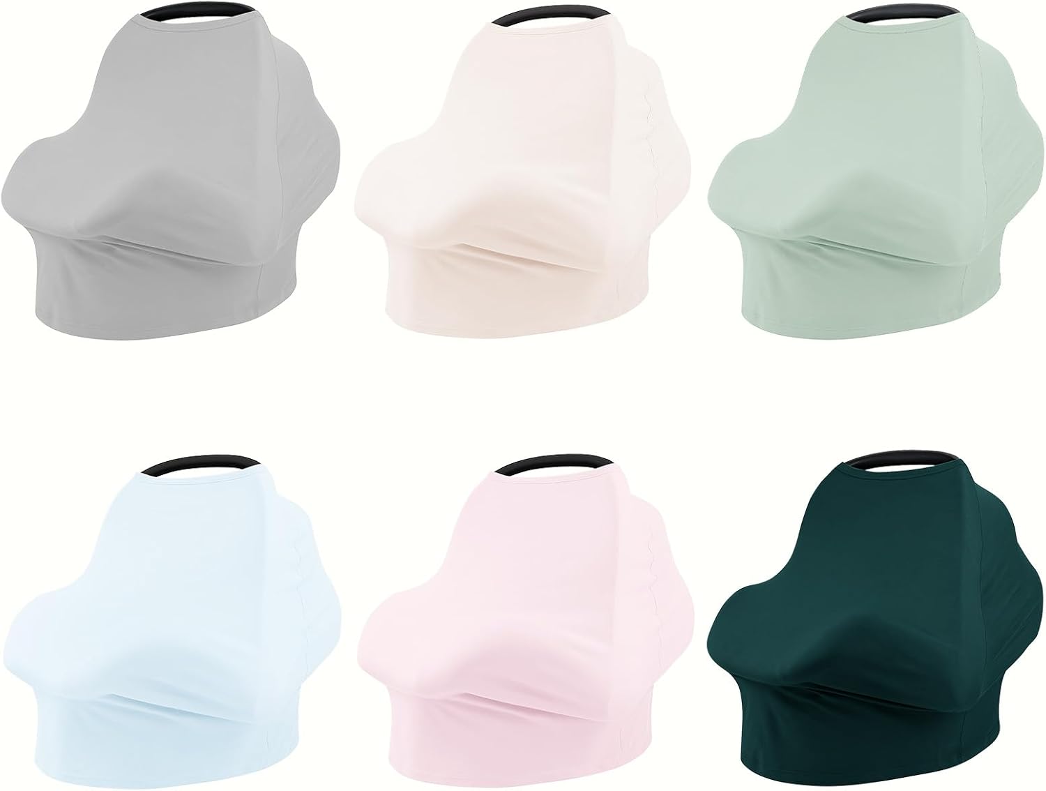 Breathable Car Seat Cover for Babies – Soft, Multi-Purpose Nursing Cover, Perfect for Feeding, Traveling (2 Pack)