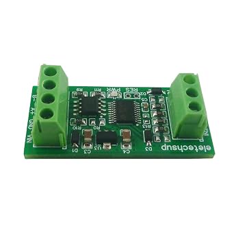 2CH 4-20MA 0-5V 10V RS485 Modbus Collector Module Highly Integrated (12Bit ADC/Operational Amplifier/Voltage Reference) (Power 6-25V IN0-20MA)