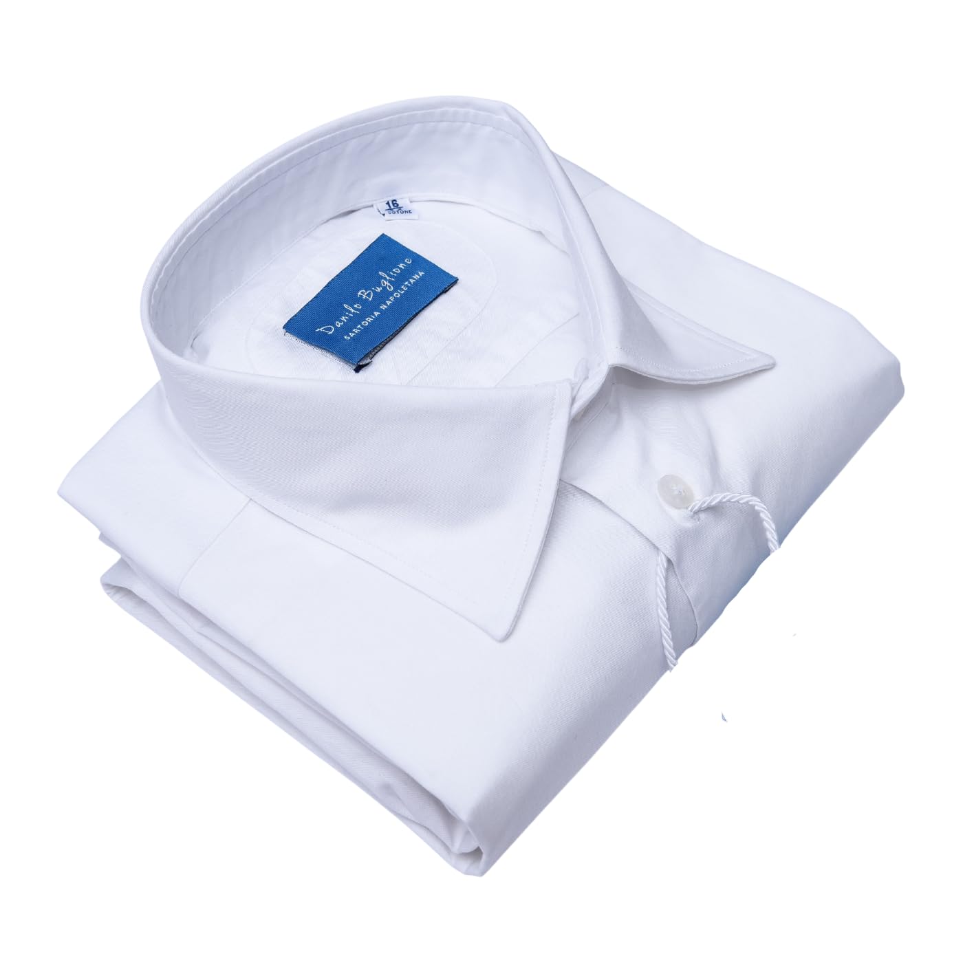 Camicia Uomo Collo Italiano in Cotone di qualità Superiore, Camicie da Uomo Custom Fit, Artigianale - Sartoria Napoletana