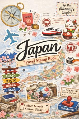 Japan Eki Stamp Book for Travel: 4
