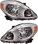 Garage-Pro Headlight Assembly Compatible with 2012-2014 Nissan Versa Halogen, Sedan, Set of 2, Driver and Passenger Side