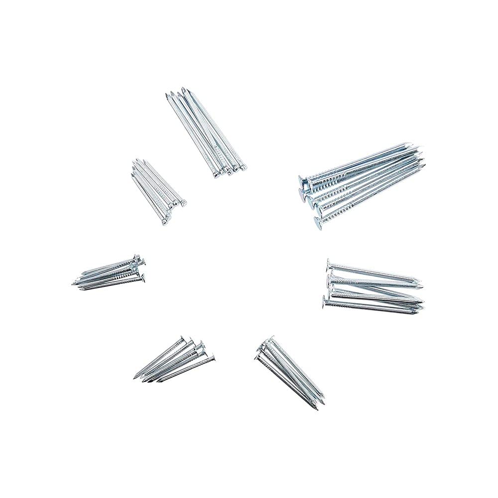 Diy Crafts CT-DIY-HI-37635 Wire, Brad And Common Use This Kit Comes In An Organized Plastic Nails (Pack Of 450, Multicolor) 1