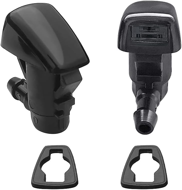 8S4Z-17603-AA Premium Wiper Nozzles Fit for 2008 2009 2010 2011 Ford Focus Windshield Wiper Washer Fluid Jet Nozzle | 2008-2011 Focus S, SE, SES, SEL Accessories | Easy to Install | 2 Pack, Ref 58116