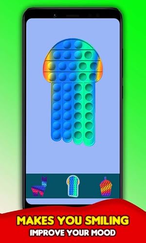 Fidget Bubbles Pop It Ouch Master 3D - Fidgets Toy Bubble Wrap Press Trading #TOP3