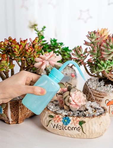 image for Melphoe Tattoo Wash Bottle Squeeze, 2Pcs 150ml Water Squirt Bottle Suc