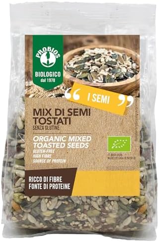 Probios Semi Misti Tostati Biologici - Ricchi di Proteine ​​e Fib...