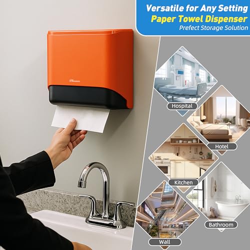 Soporte de pared multipliegue para evitar el derroche de papel 3