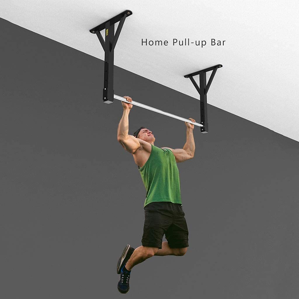 Barrelloni Barra Orizzontale, Home Palestra Acciaio Acciaio Parete Appeso Pull-Up Barra Orizzontale Doppia Momento Braccio Braccio Braccio Supporto Sandbag Sandbag