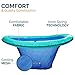 SwimWays Spring Float Papasan Pool Lounger for Swimming Pool, Inflatable Pool Floats Adult with Fast Inflation for Ages 15 & Up, Aqua