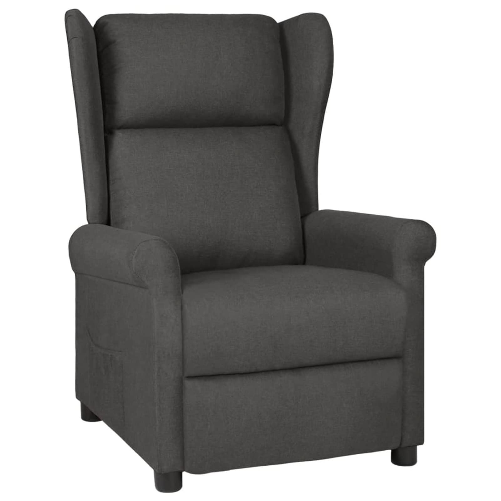 Gecheer Sillón orejero reclinable eléctrico de Tela Gris Oscuro,Sillon Relax Electrico Reclinable de Masaje Sillón de Masaje Relax,Type 1
