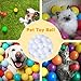 40mm Raffle Balls for Bingo and Craft Activities - Blank Design PP Material Balls for Lottery Games and DIY Projects- 150 Pieces White