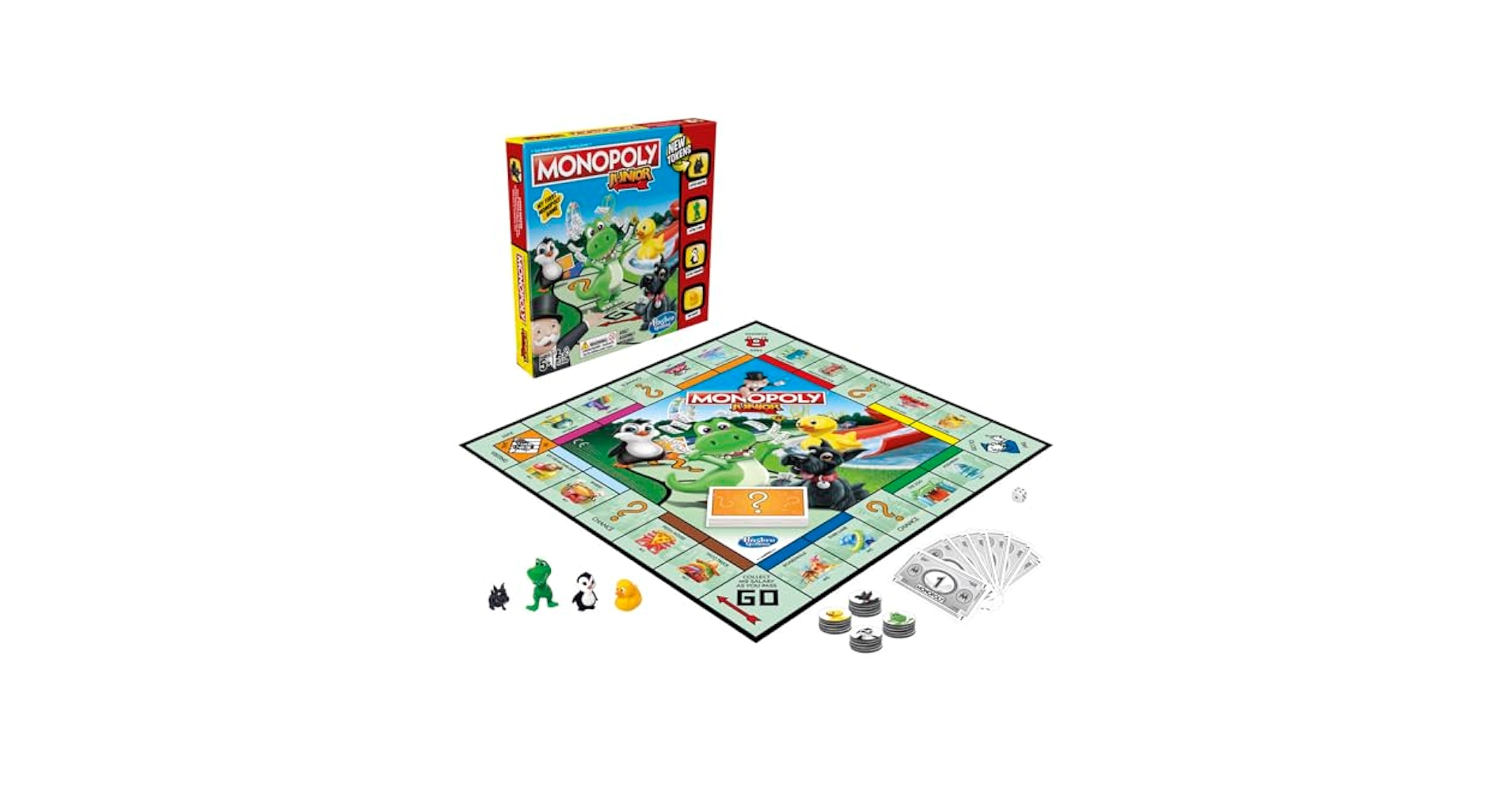 Monopoly Junior ボードゲーム Amazon.com: Hasbro Gaming Monopoly Junior, Family Board Game