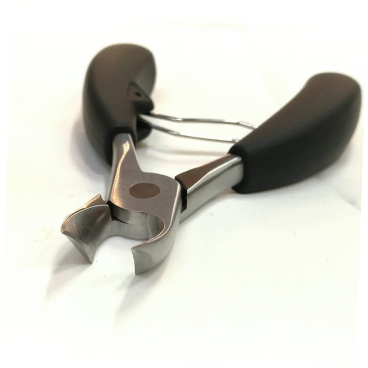 FRCOLOR Nail Clipper Tool Stainless Steel Toenail Clippers for Ingrown Nails Catcher with Sharp Blades