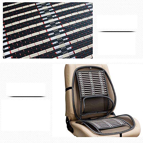 Meiboall Standard Size Ventilated Seat Cushion With Lumbar Support, Air Flow Breathable Back Support Cushion, Car Seat Cushion Cool Pad For Comfort And Lower Back Pain Relief #TOP5