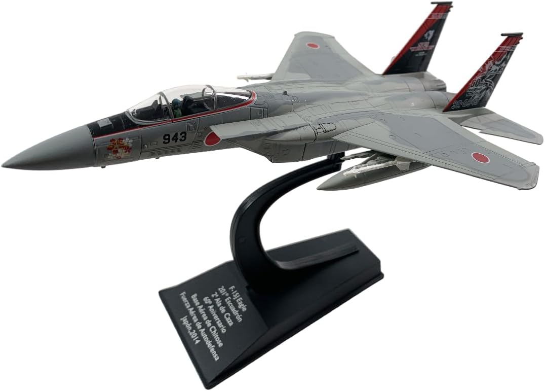 OPO 10 - 1/100 Military Fighter Aircraft Compatible with F-15J Eagle JASDF 60th Anniversary 201st SQ 2014 - Chitose Air Base - CP15 (R)