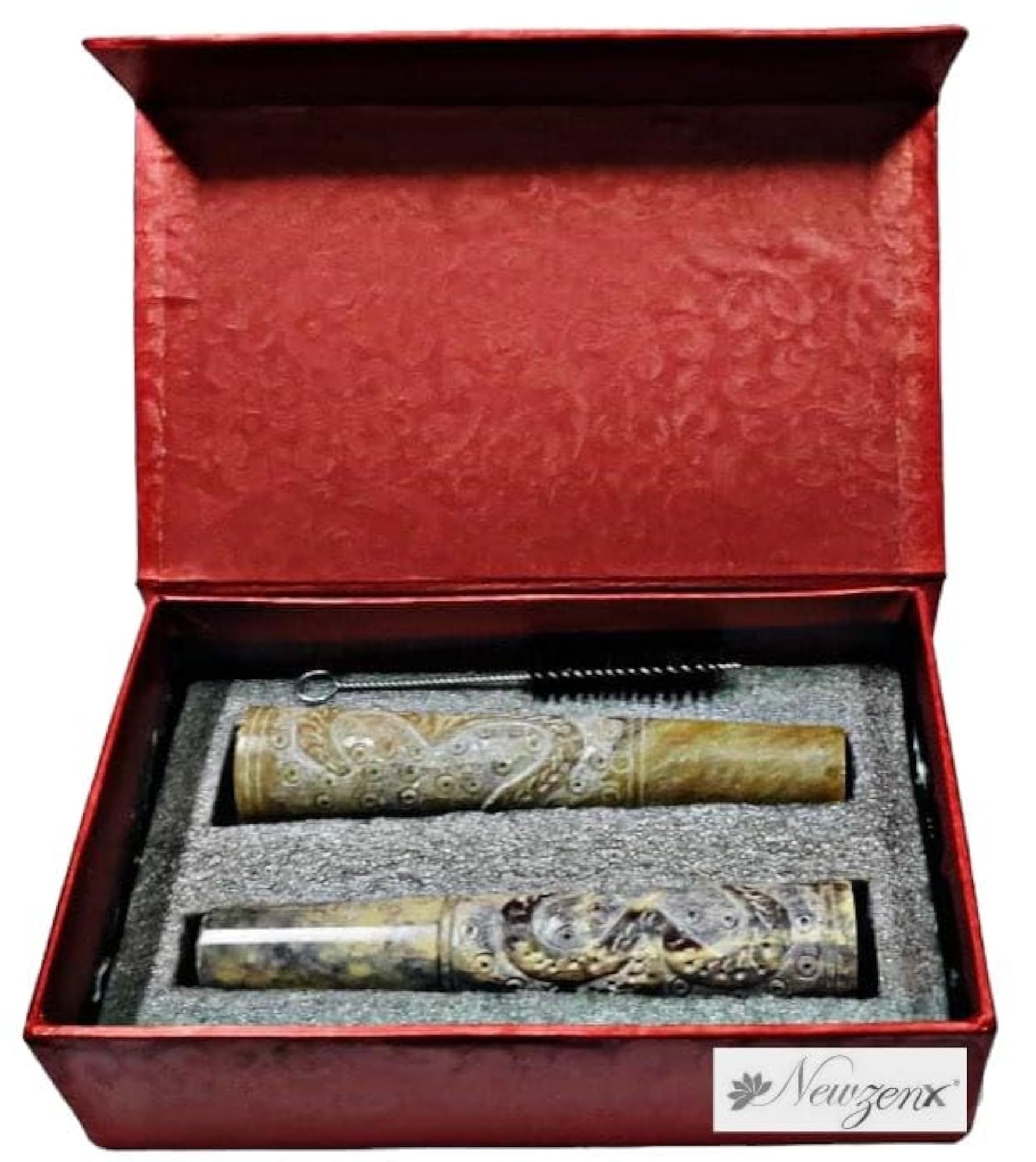 Stone Carved Handcrafted Chillum OM Sadhu Baba Hookah