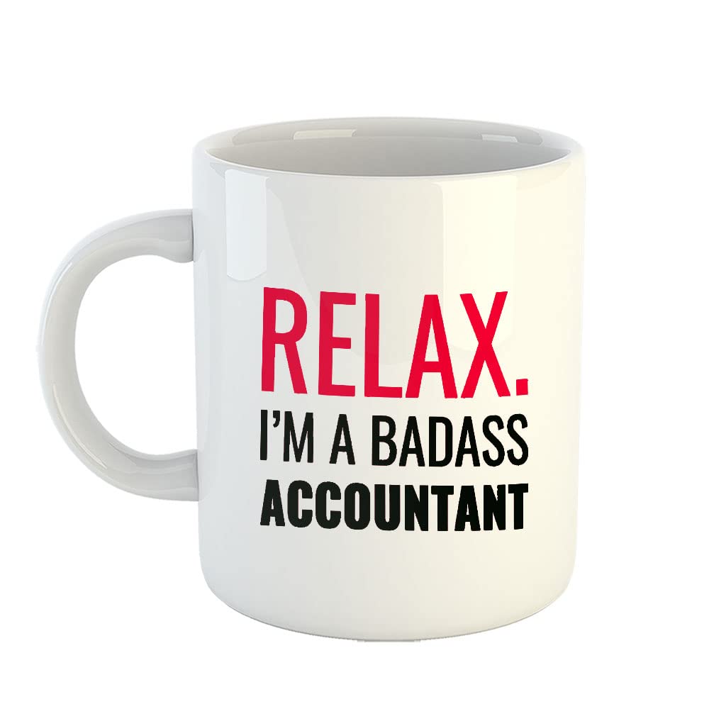 Buy YaaNaa Printed Coffee Mug, Chartered Accountant Gifts, Relax I'm Chartered Accountant Gifts
