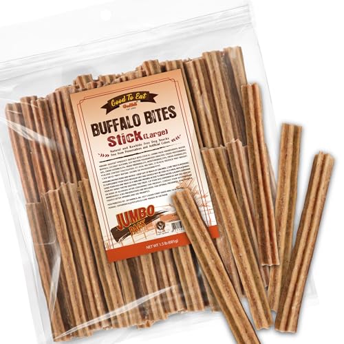 Gootoe Natural Buffalo Dog Treats Stick (Large) 1.5 lb
