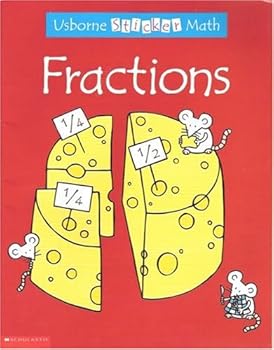 Paperback Fractions (Usborne Sticker Math) Book