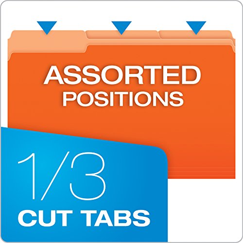 Pendaflex Acid-Free Colored File Folder, Orange (Pfx15313Ora) #TOP1