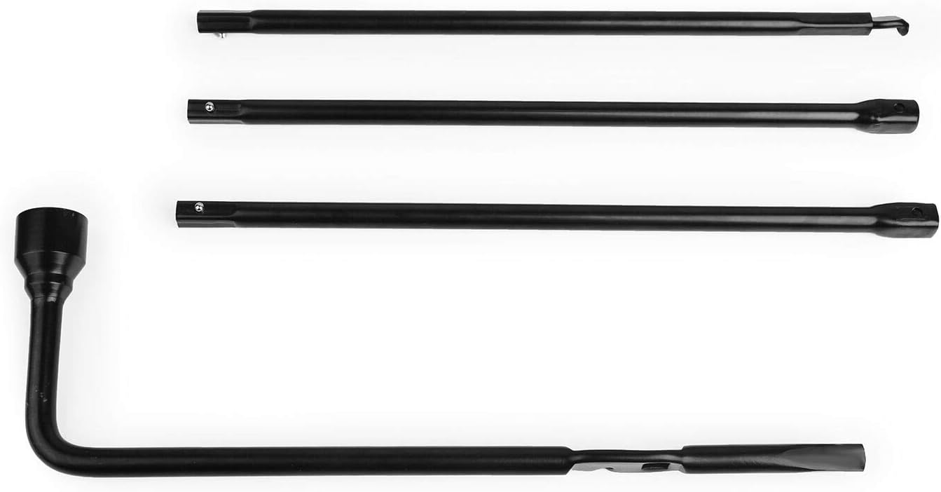 VITO Premium Spare Tire Lug Wrench Tool Replacement Kit Carbon Steel Compatible for 2012 GMC Savana 1500 2012 GMC Sierra 2500 HD 2012 GMC Sierra 3500 HD