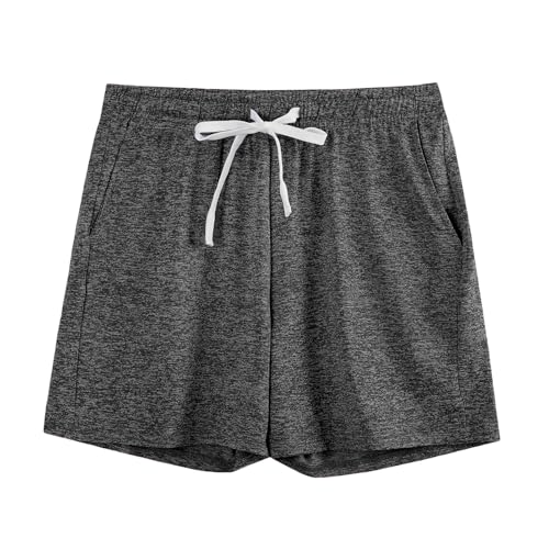 Girls/Kids Athletic Shorts with Pockets Quick Dry Teens Active Soccer/Basketball Shorts(Age5-18)