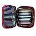Produktbild 13Pair Austauschbare Stricknadeln Set, Rundstricknadeln knit aus Aluminium mit 2,75mm-10mm Nadelkopf Ergonomische Griffe