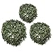 FOMIYES 3pcs Artificial Green Plant Decorative Balls Boxwood Topiary Ball Decoration Fake Greenery Balls Hanging Ornament for Garden Indoor Outdoor Wedding Birthday Party Decor