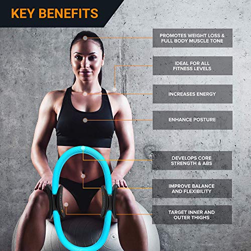 Pilates-Ring-Yoga-Ring-Pilates-Equipment-Inner-Thigh-Toner-for-Sculpting-Inner-Outer-Thighs-Fitness-Ring-Magic-Circle-to-Improve-Strength-Flexibility-Workout-Poster-Bag