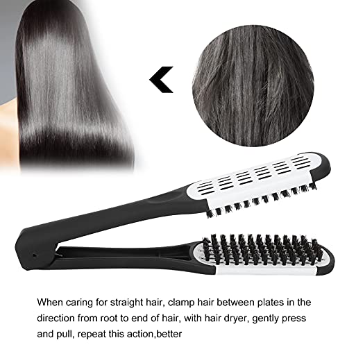 Cepillo alisador para cabello doble cara miniatura 5