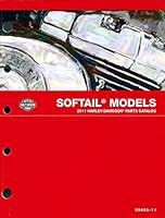 2011 Harley Davidson Softail Models Parts Catalog Manual Book B00LW83J66 Book Cover