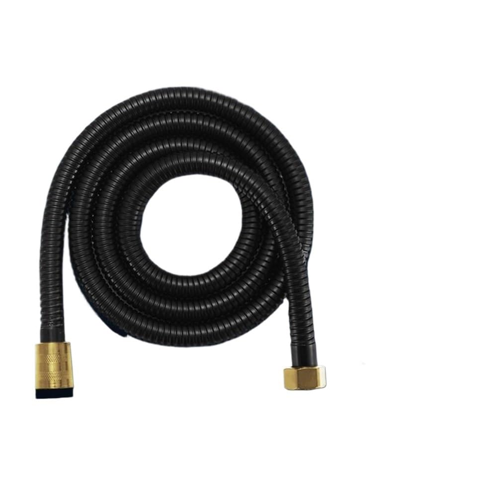 Manguera de ducha anti-torsión de acero inoxidable con cabezal contra fugas de agua para baño 2m