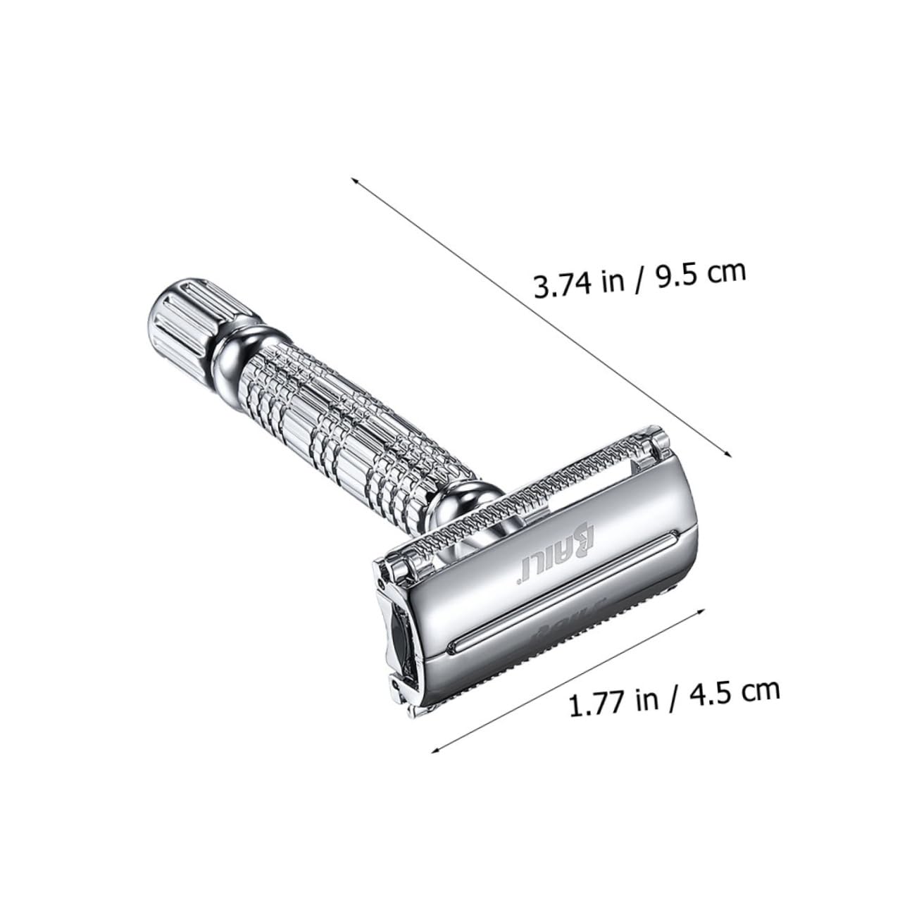 IWOWHERO Double Edged Manual Razor for Beard Shaving Durable Shaver Tool for Barbers and Home Use Lightweight and Easy to Control present for Friends and Family